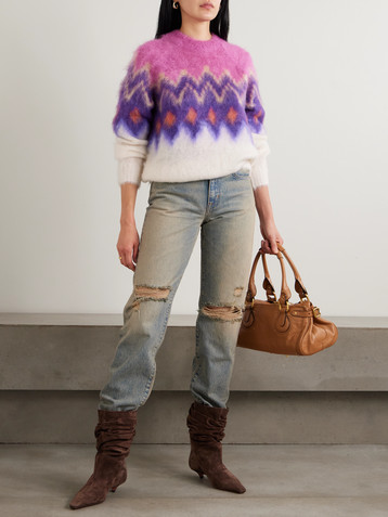 Marant Étoile Ambre intarsia-knit sweater