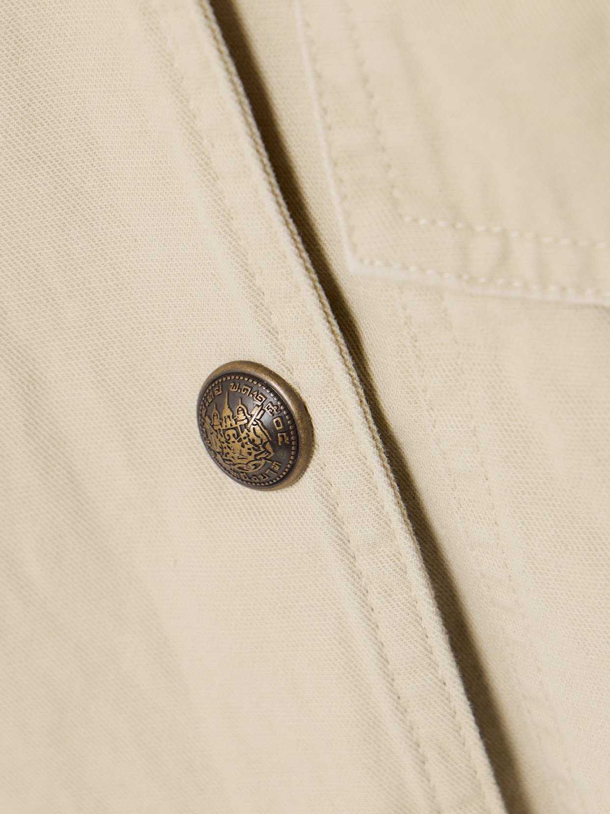 Isabel Marant Étoile Nevala Double-breasted Cotton And Linen-blend Twill Jacket In Brown