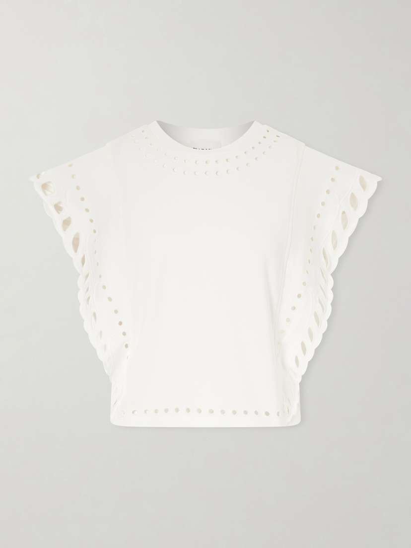 Marant Étoile Odyle Broderie Anglaise Cotton Top