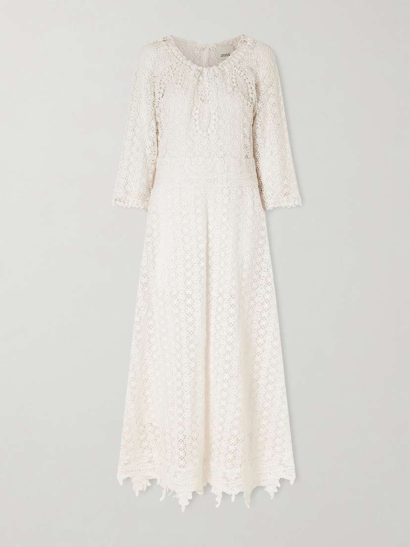 Hydra Cotton-guipure Lace Maxi Dress