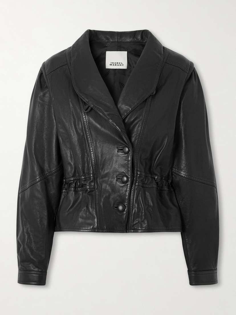 Isabel Marant Tressy Leather Biker Jacket