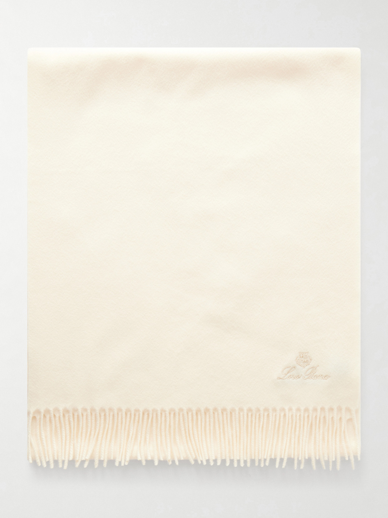 Loro Piana Cashmere Scarf In Yellow