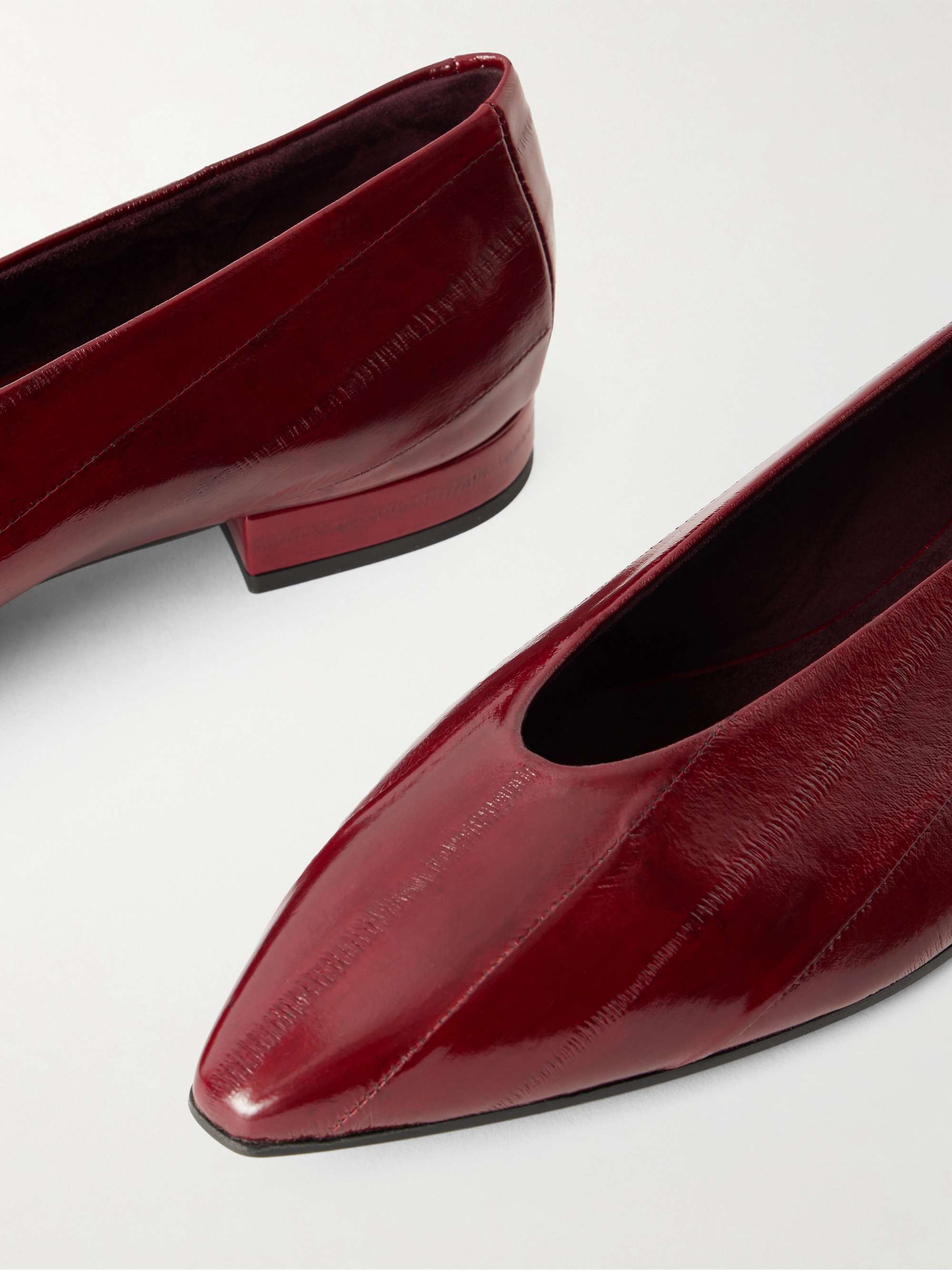 LORO PIANA Rebecca eel ballet flats | NET-A-PORTER