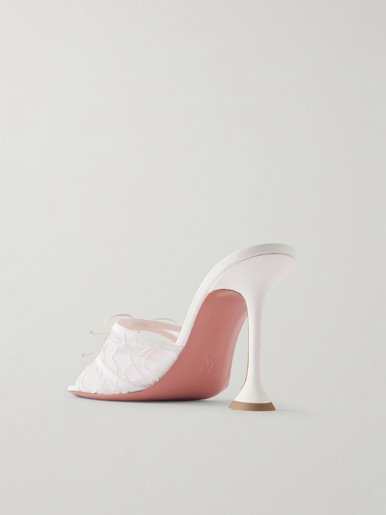 Eleonora Bow-Detailed Lace And Mules