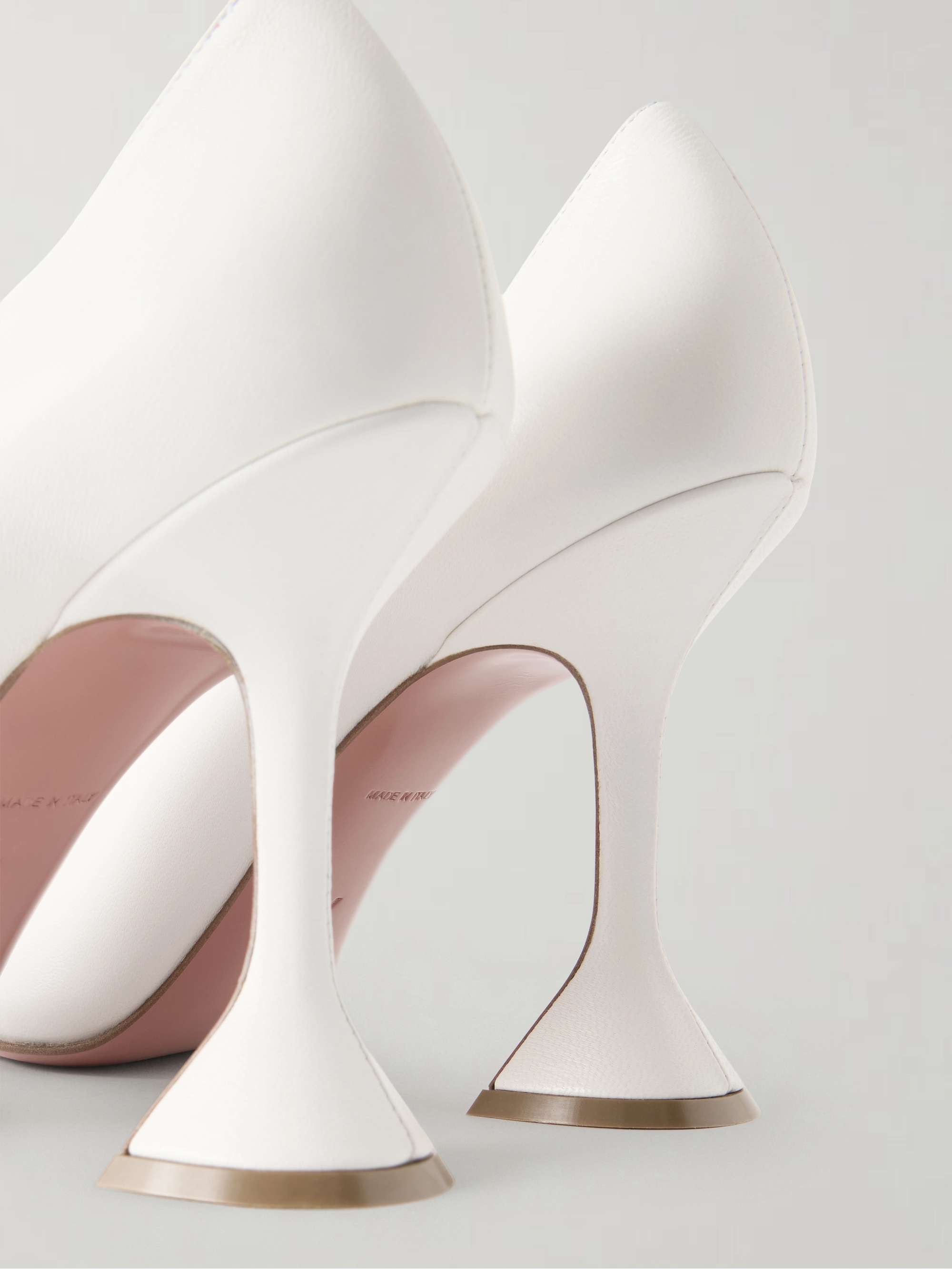 AMINA MUADDI Ami leather pumps | NET-A-PORTER AMINA MUADDI Ami leather pumps | NET-A-PORTER
