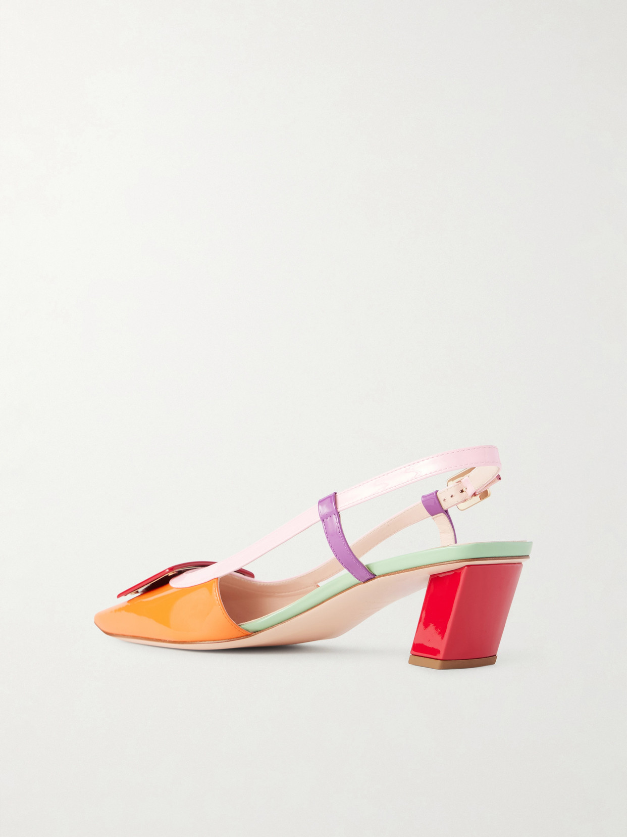 Belle Vivier 45 Color-Block Slingback