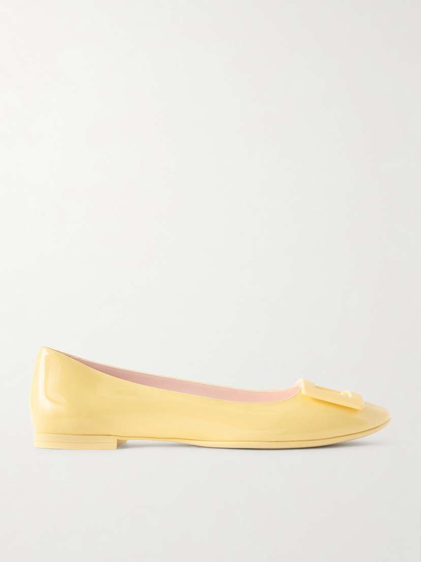Roger Vivier Gommettine Patent-leather Ballet Flats