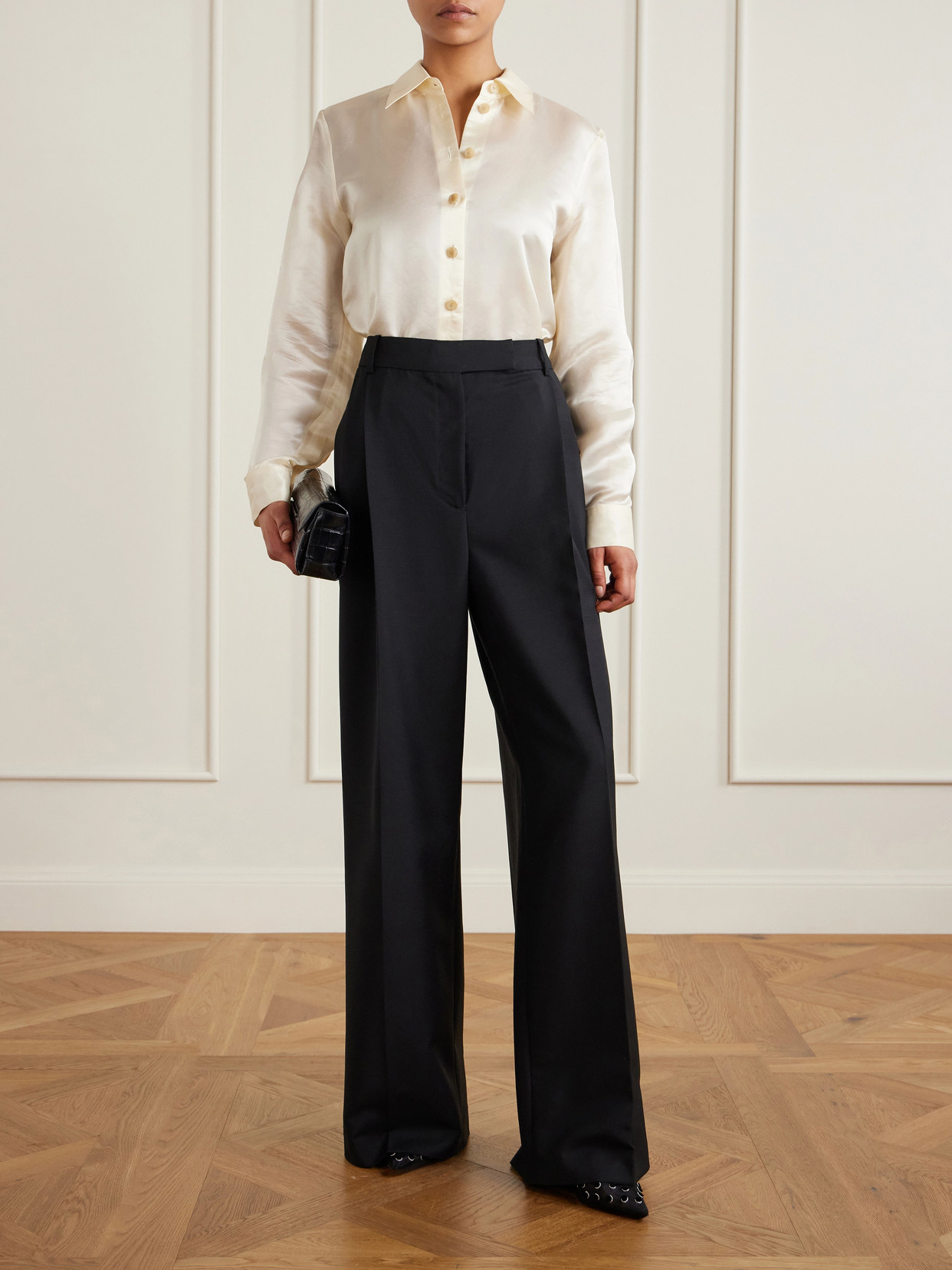 I Love Vivier 100 Suede-Trimmed Flocked Pumps