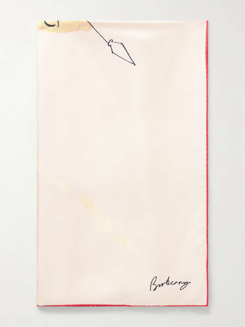 Burberry Printed Silk-twill Scarf