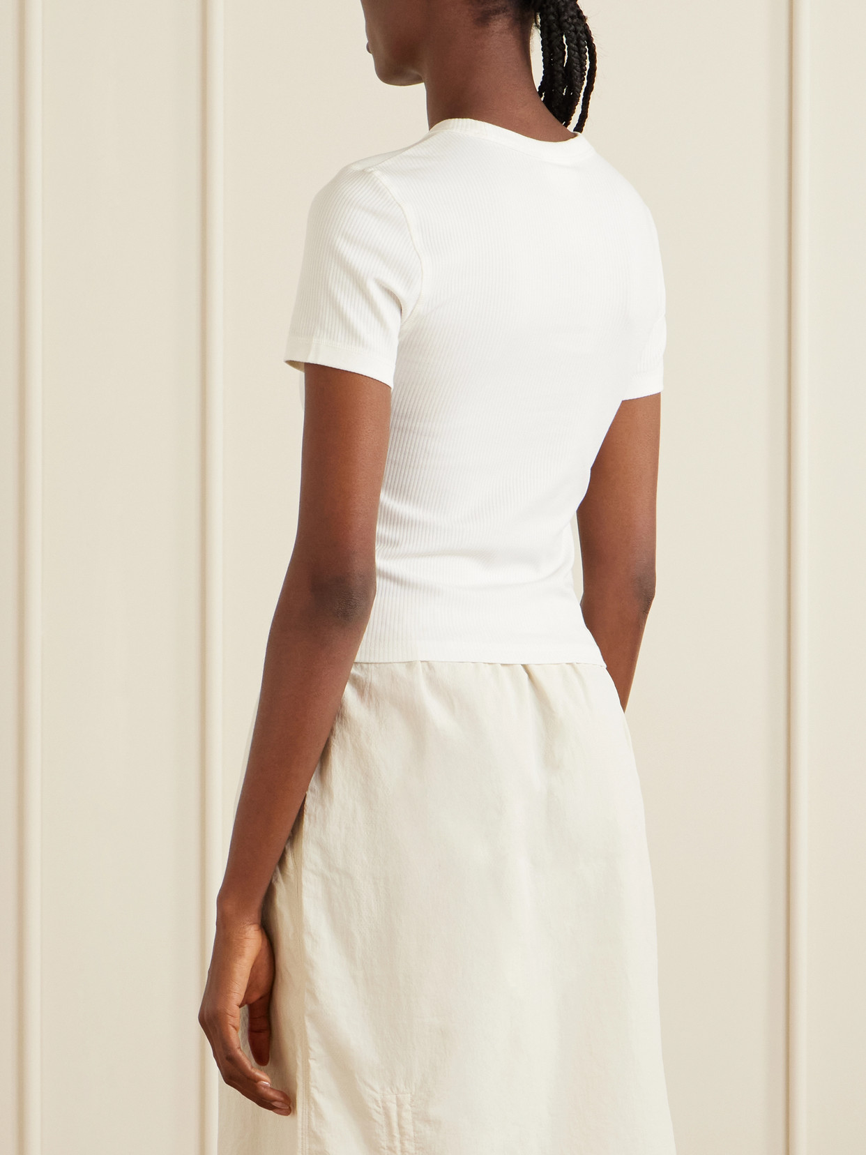 All-Day Rib Lyocell And Cotton-Blend T-Shirt