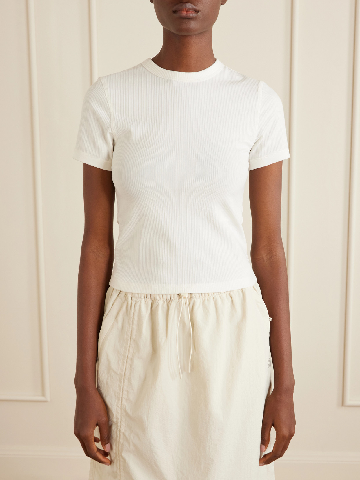 All-Day Rib Lyocell And Cotton-Blend T-Shirt