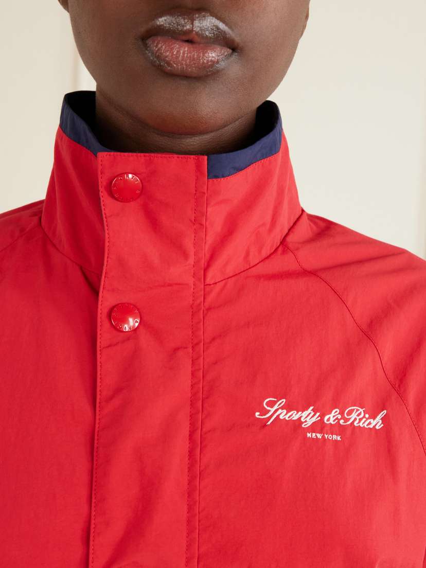 Sporty & Rich Logo-embroidered Shell Jacket | Thumbnail 5