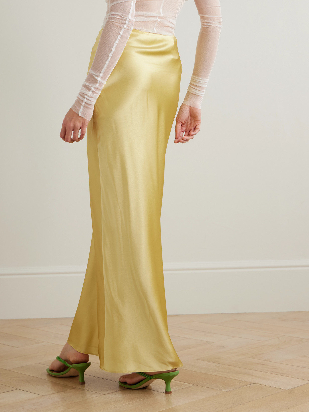 Chantel Silk-Blend Maxi