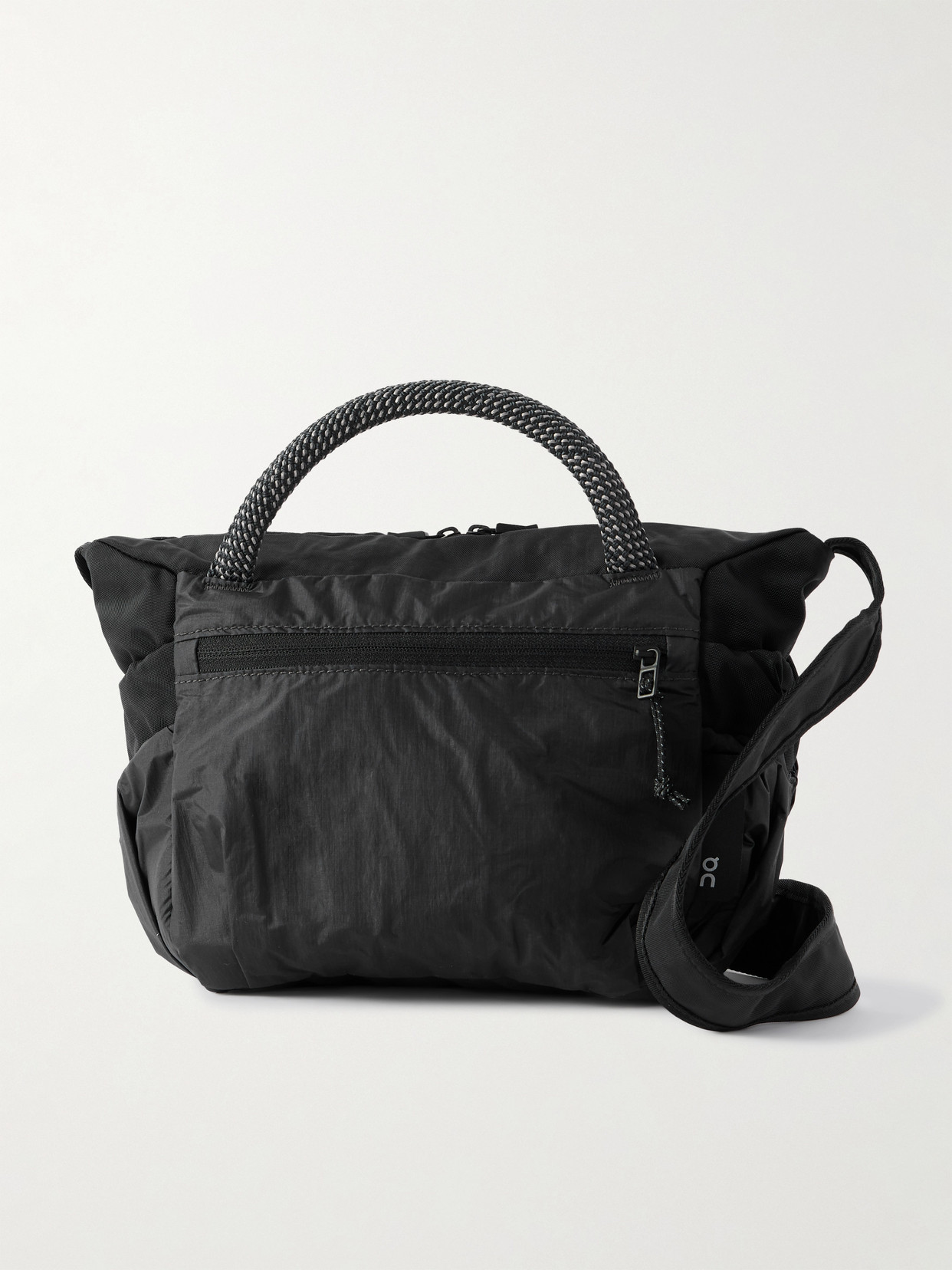 On + Zendaya Track Pack Mini Elite Recycled-shell Shoulder Bag In Black
