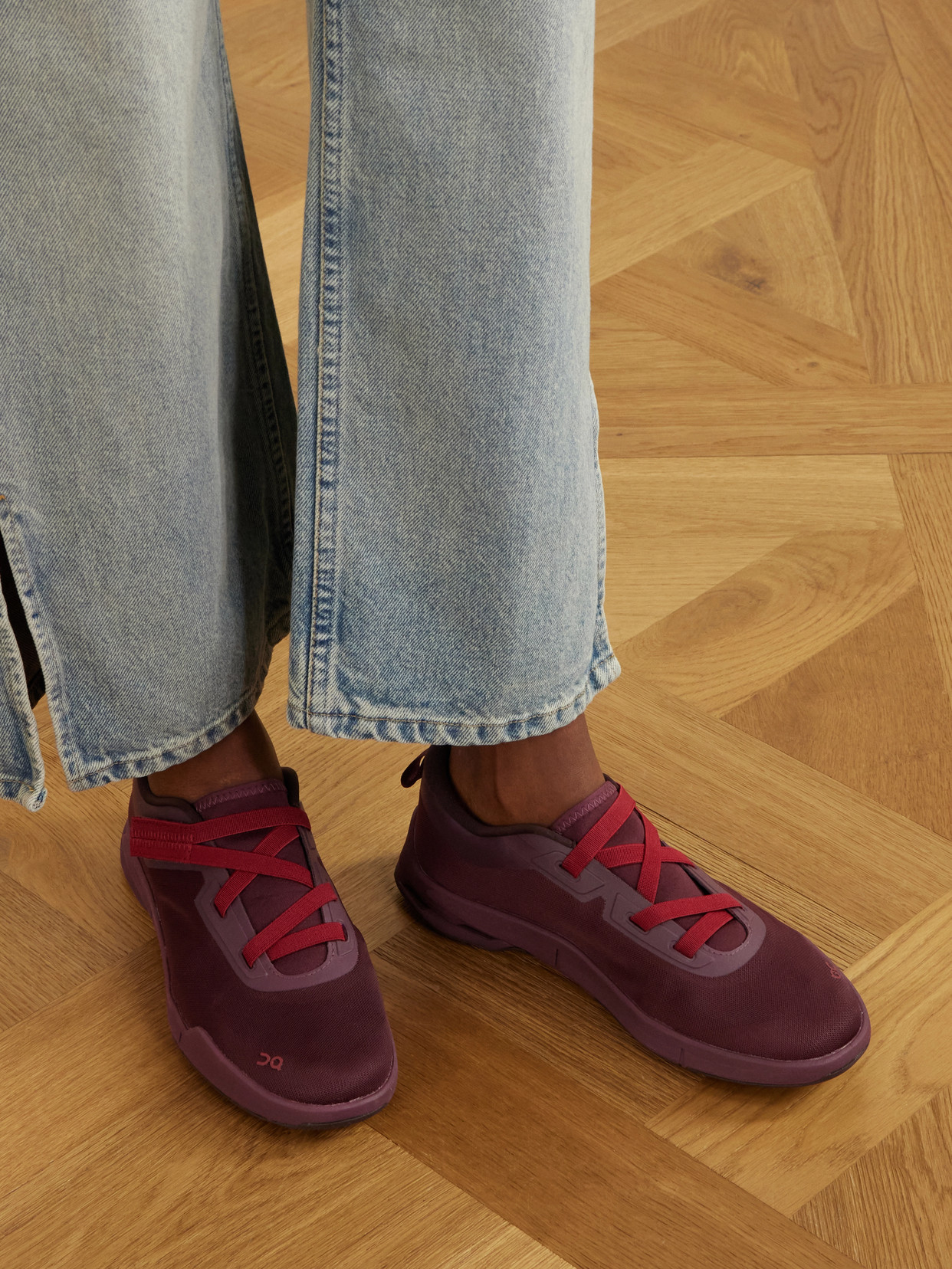 + Zendaya Cloudzone Moon Rubber-Trimmed Sneakers