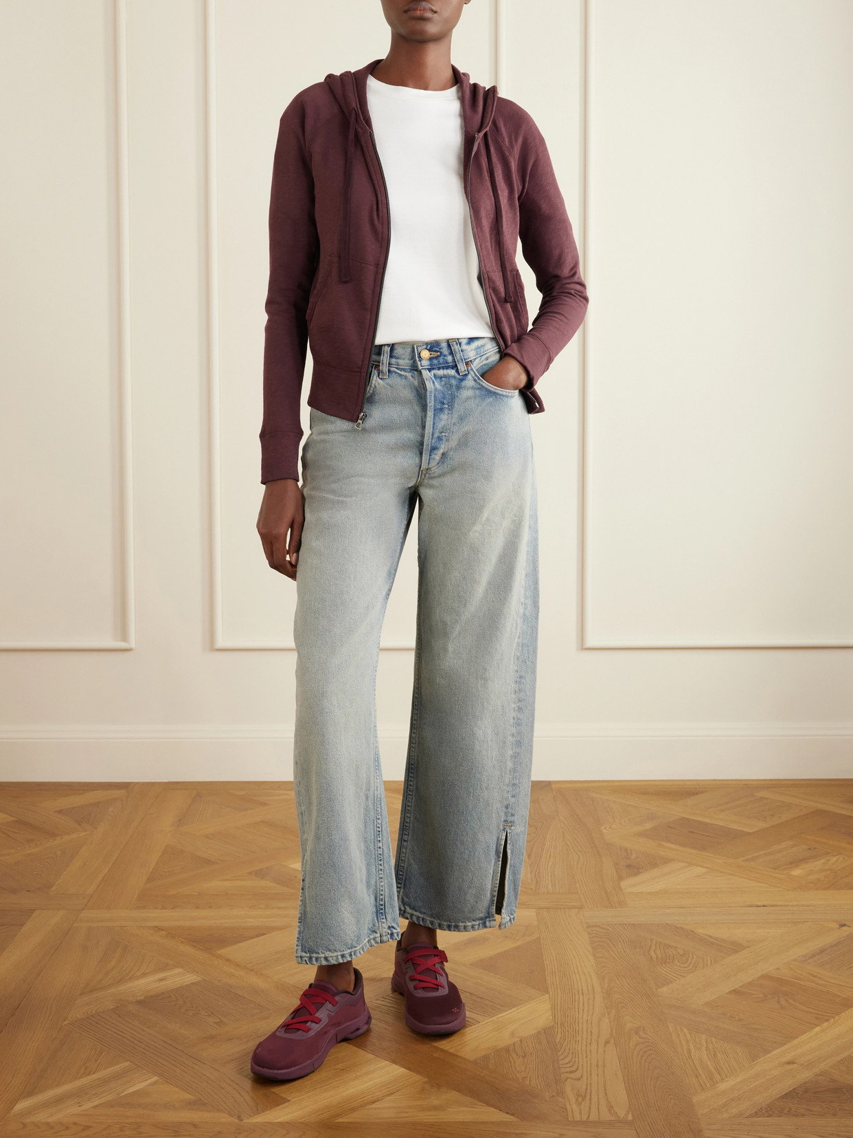 + Zendaya Cloudzone Moon Rubber-Trimmed Sneakers