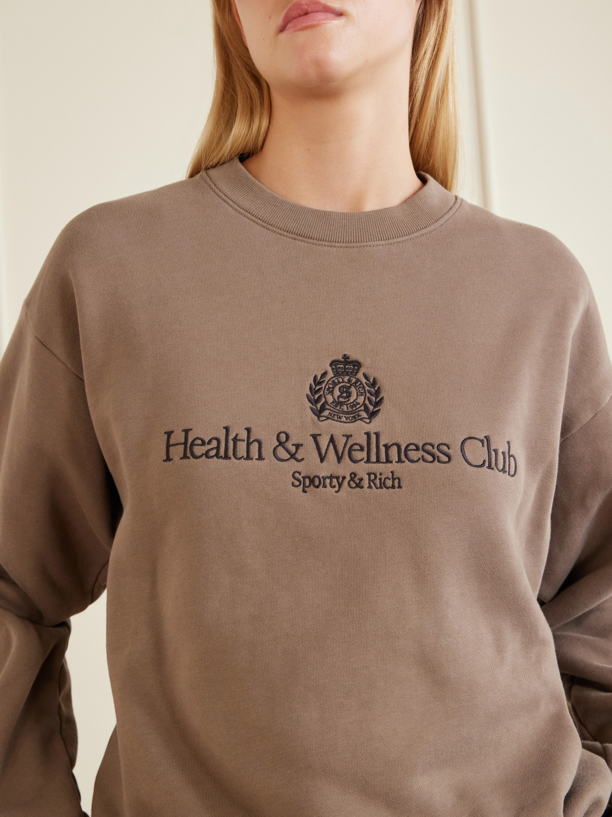Logo-Embroidered Cotton-Jersey Sweatshirt