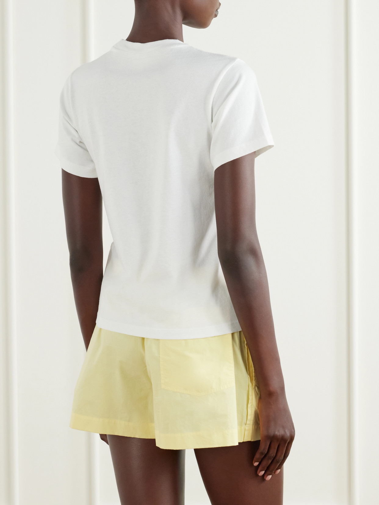 J'Adore Printed Cotton-Jersey T-Shirt