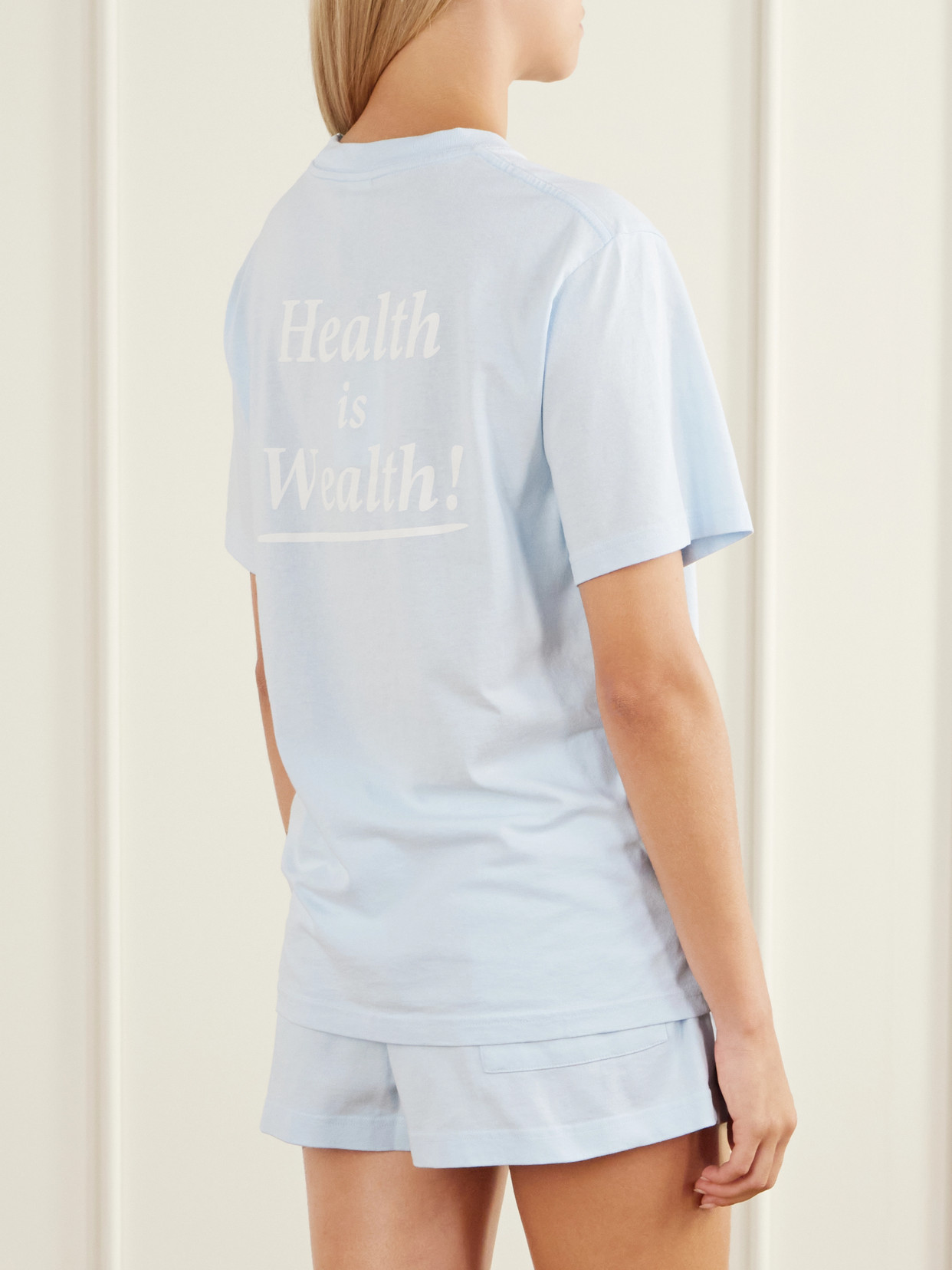 Health Is Wealth Cotton T-Shirt