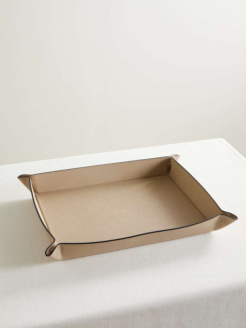 Smythson Panama Large Textured-leather Trinket Tray | Thumbnail 4 Smythson Panama Large Textured-leather Trinket Tray | Thumbnail 4