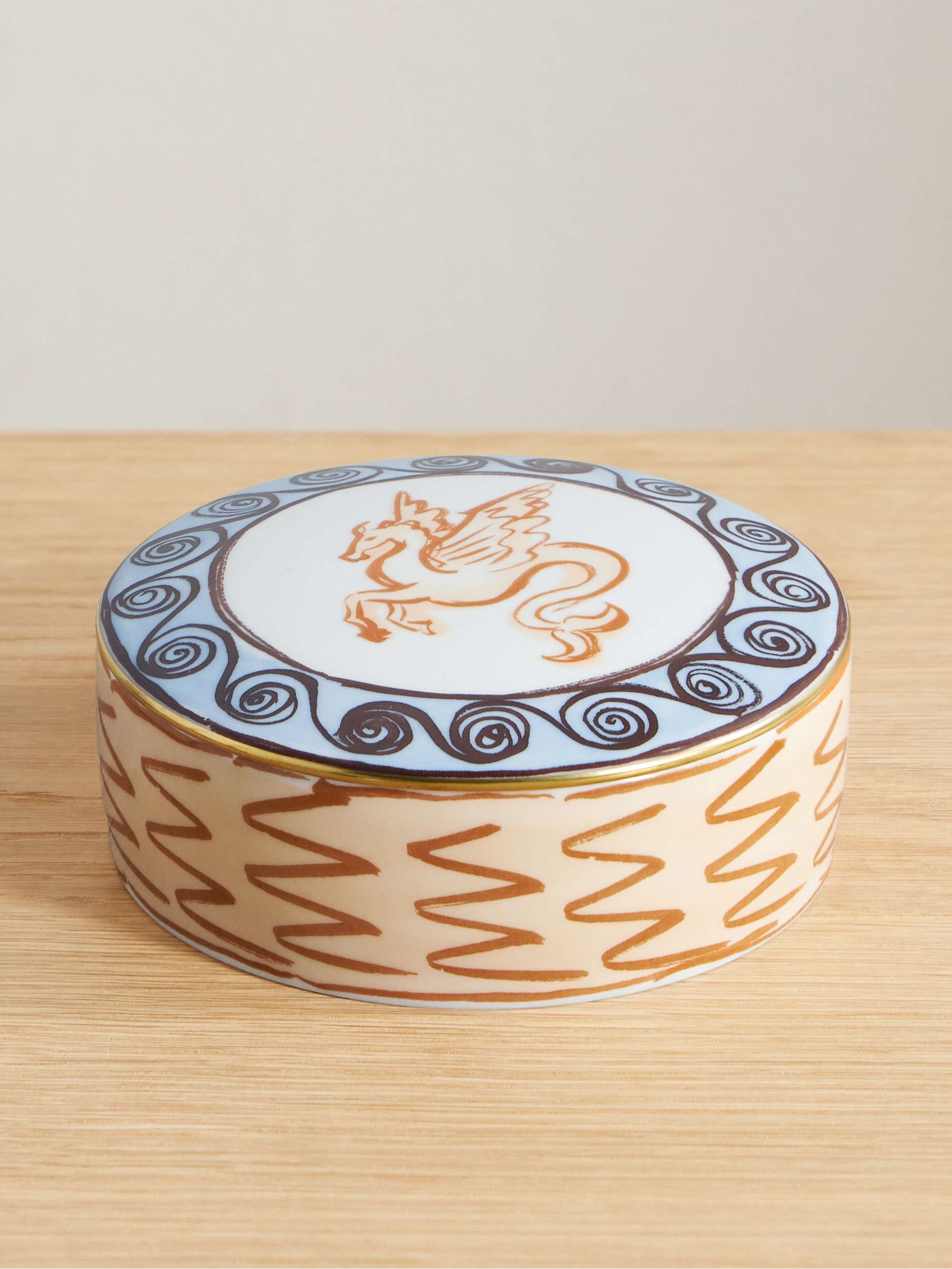 GINORI 1735 + Luke Edward Hall Il Viaggio di Nettuno gold-plated