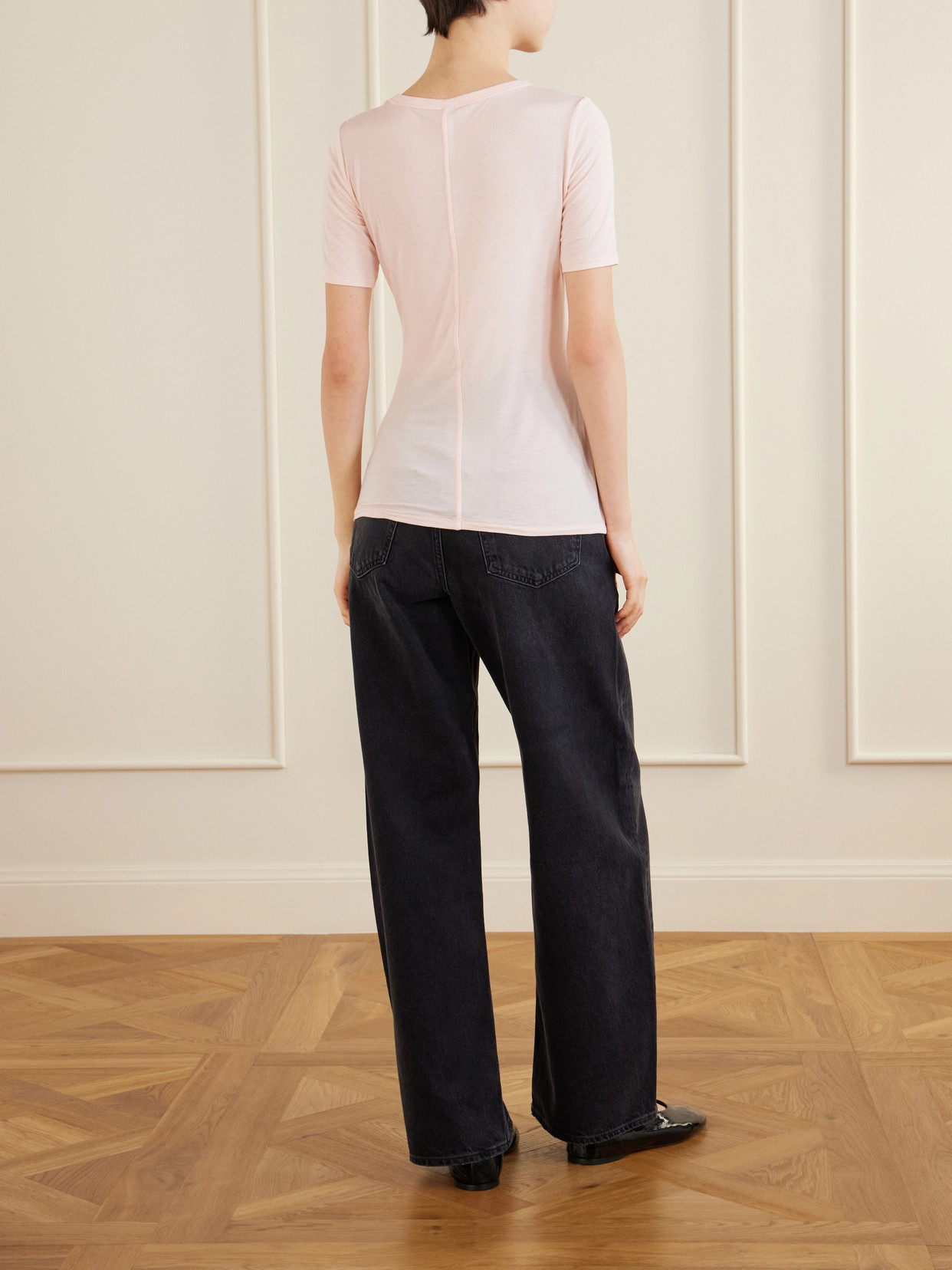 Sheer Modal-Blend Tee