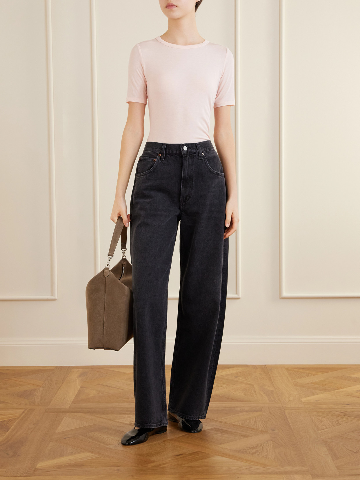 Sheer Modal-Blend Tee