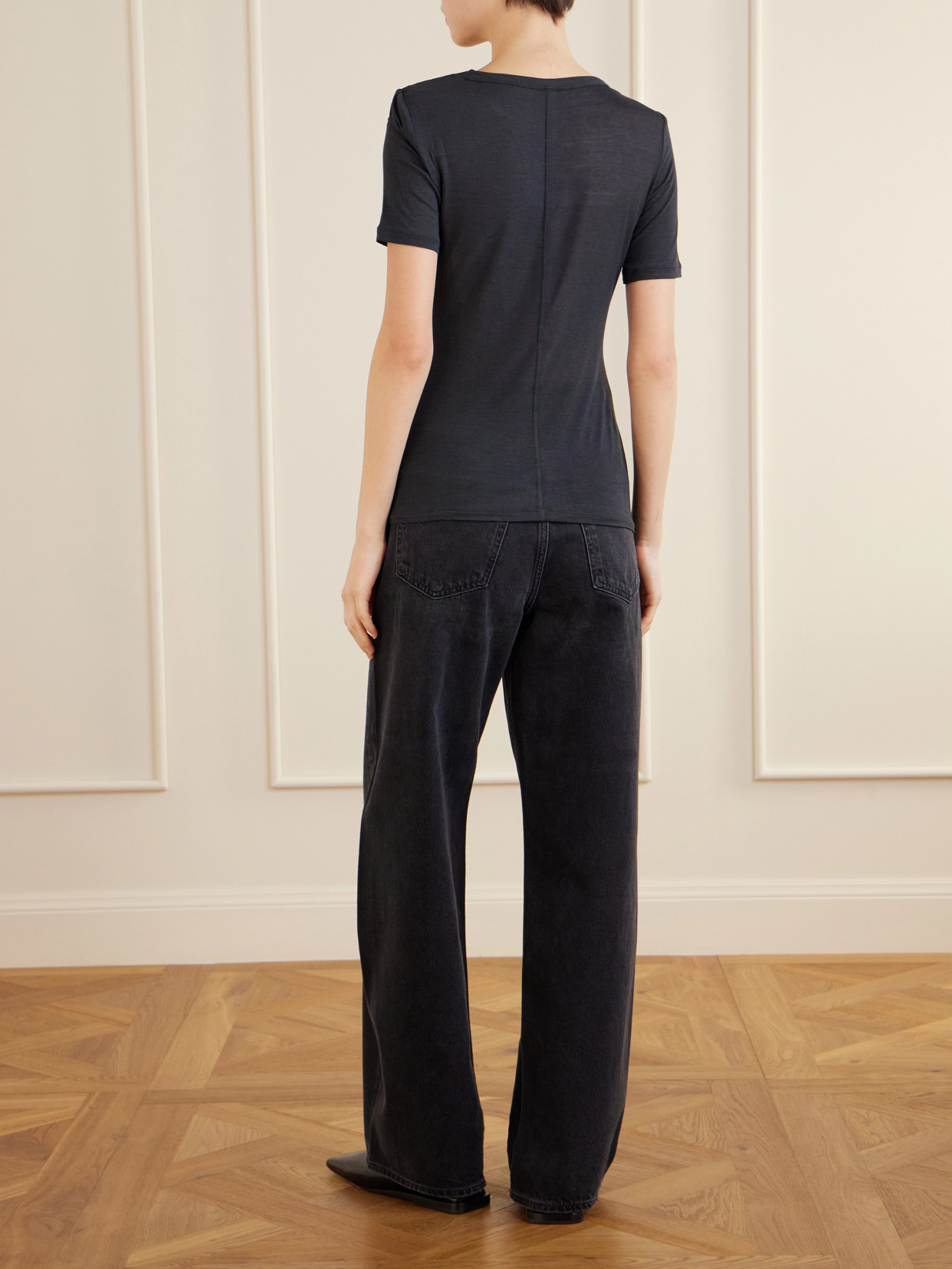 Stretch-Modal And Cashmere-Blend T-Shirt
