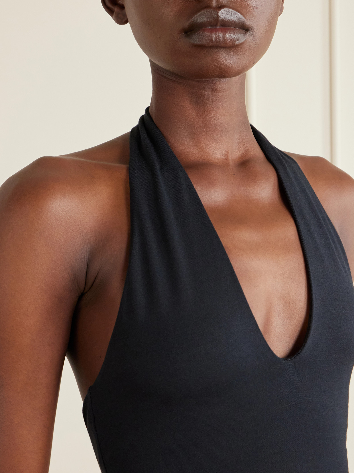 Smooth Layers Modal-Blend Halterneck Top