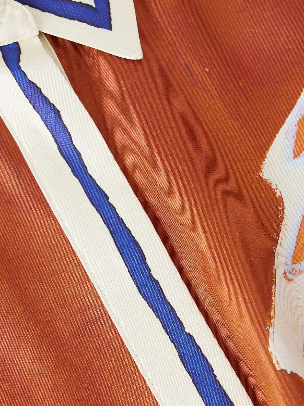Alémais - Soleil D'Amour Printed Silk-Twill Shirt