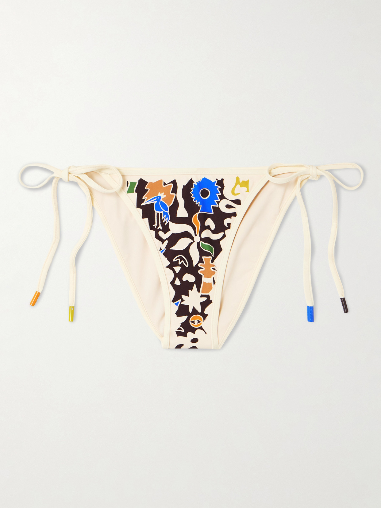 Alemais Maroc Printed Bikini Briefs In Multi