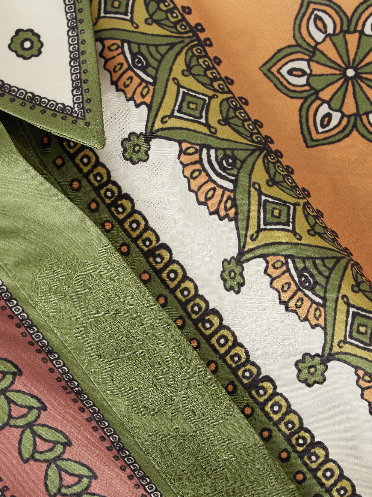 Alémais - Contina Printed Satin-Jacquard Shirt