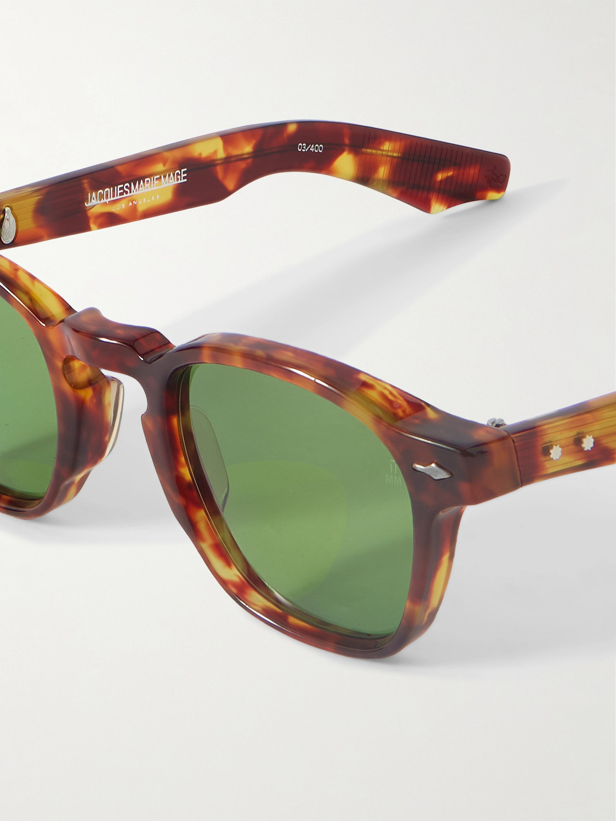 Jacques Marie Mage Zephirin 47 Round-frame Tortoiseshell Acetate Sunglasses In Brown