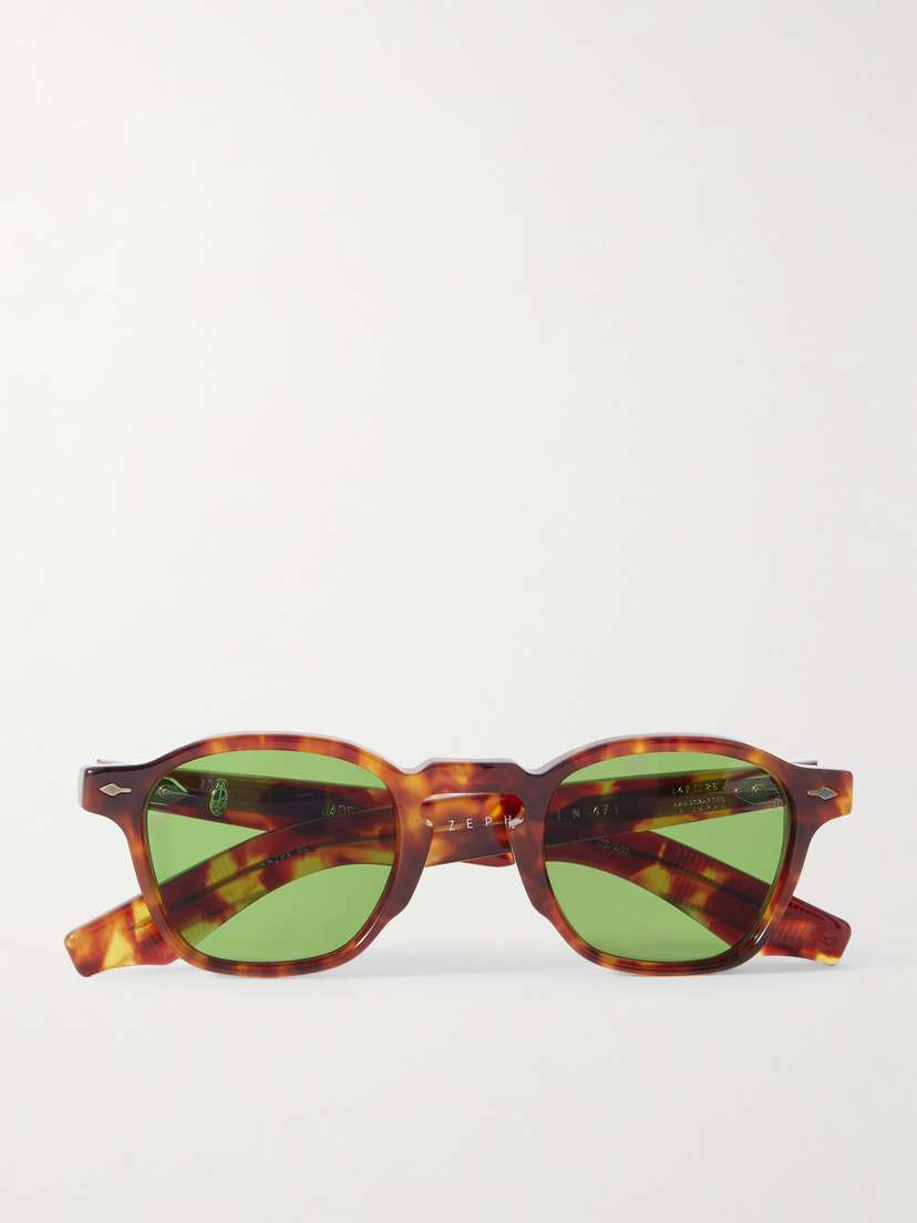 Jacques Marie Mage Zephirin 47 Round-frame Tortoiseshell Acetate Sunglasses