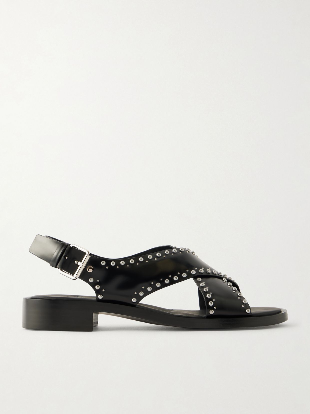Remi studded woven leather sandals