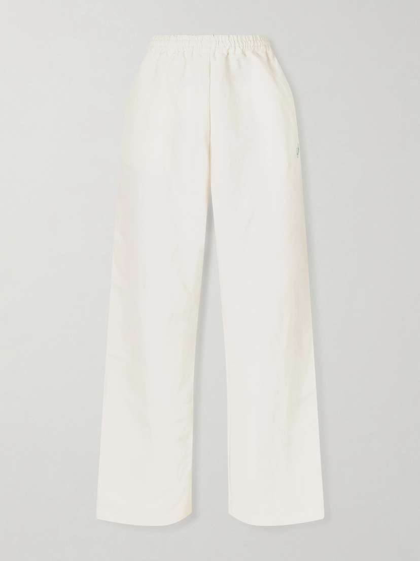 Willy Chavarria Ruff Rider Shell Wide-leg Pants