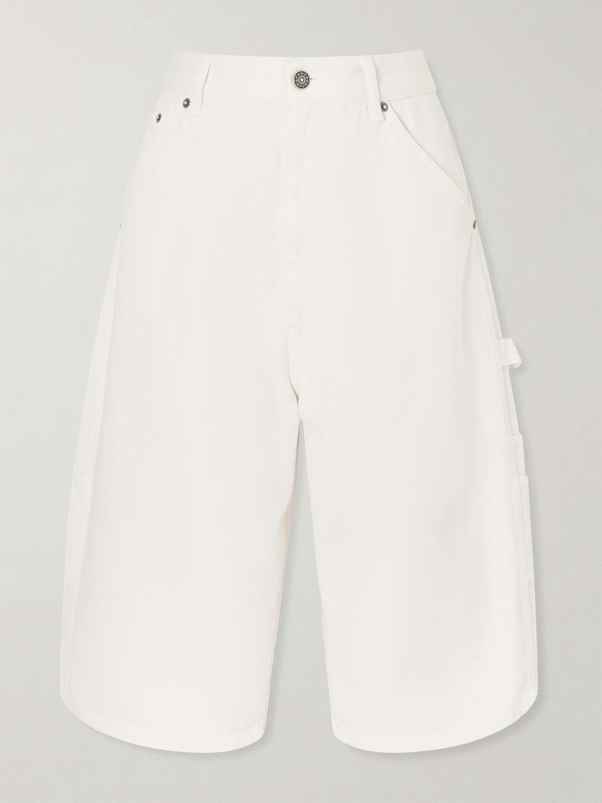Phoebe Philo Cotton wide-leg cargo shorts