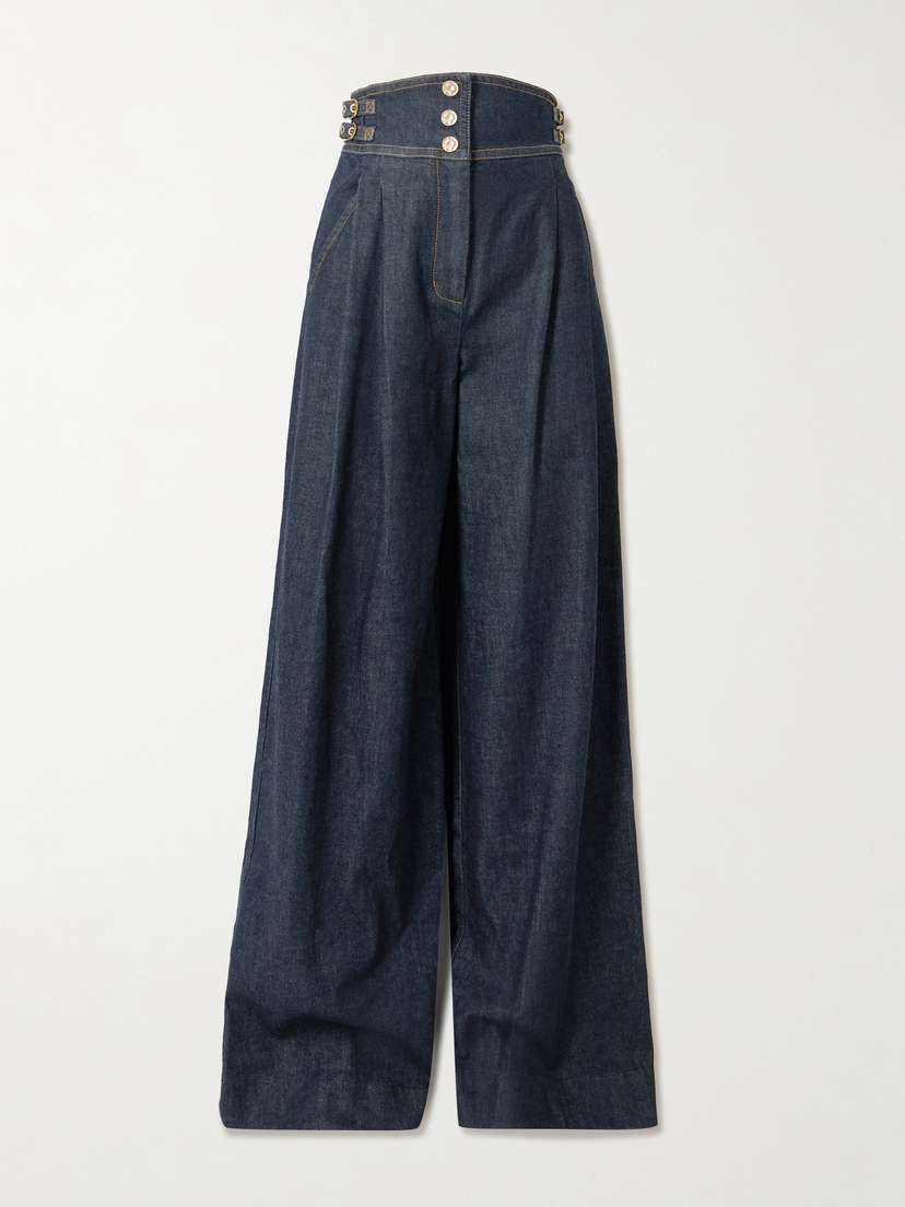 Zimmermann Rebellion High-rise Wide-leg Jeans