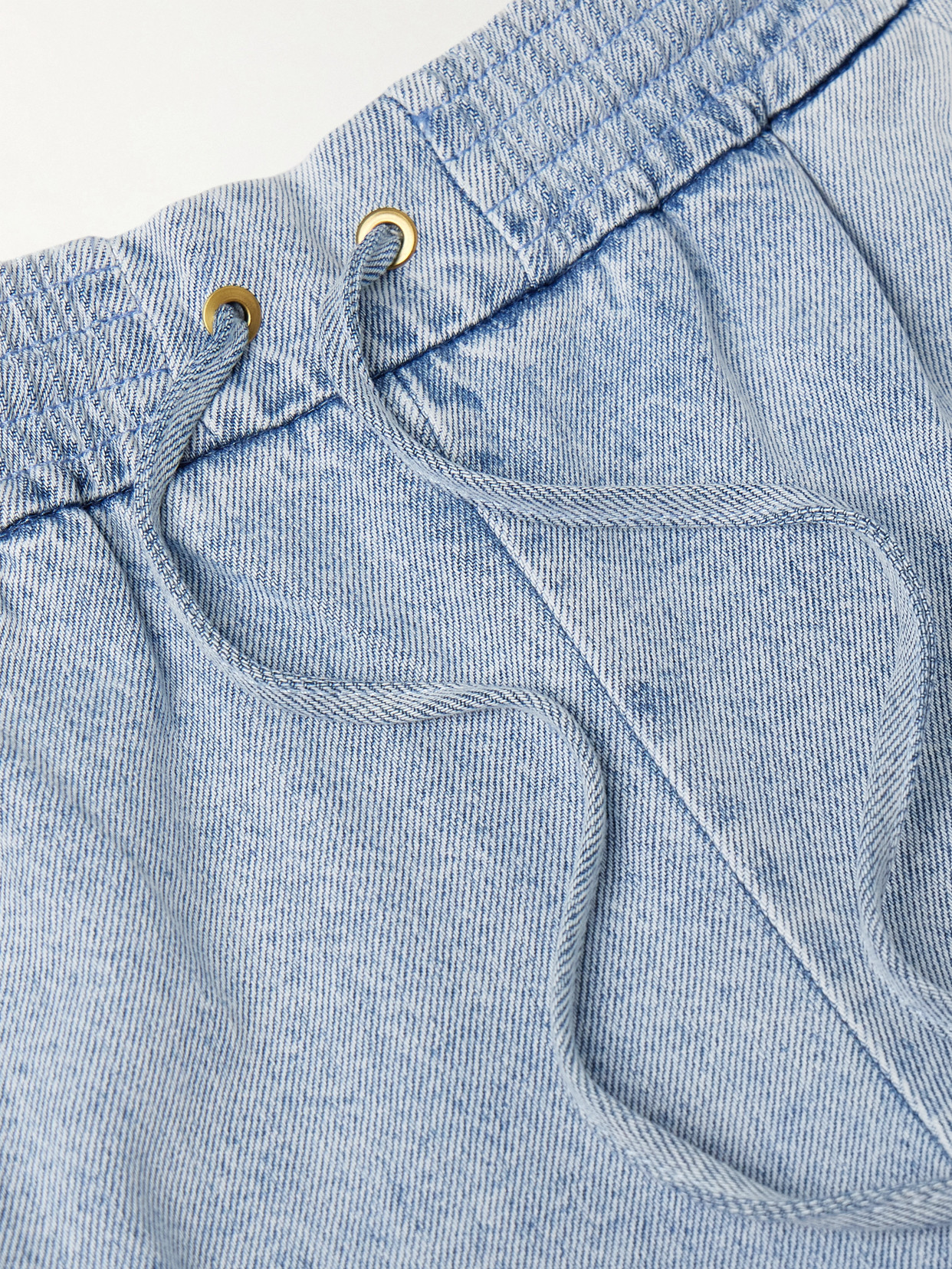 Zimmermann Button-detailed Mid-rise Wide-leg Jeans In Blue