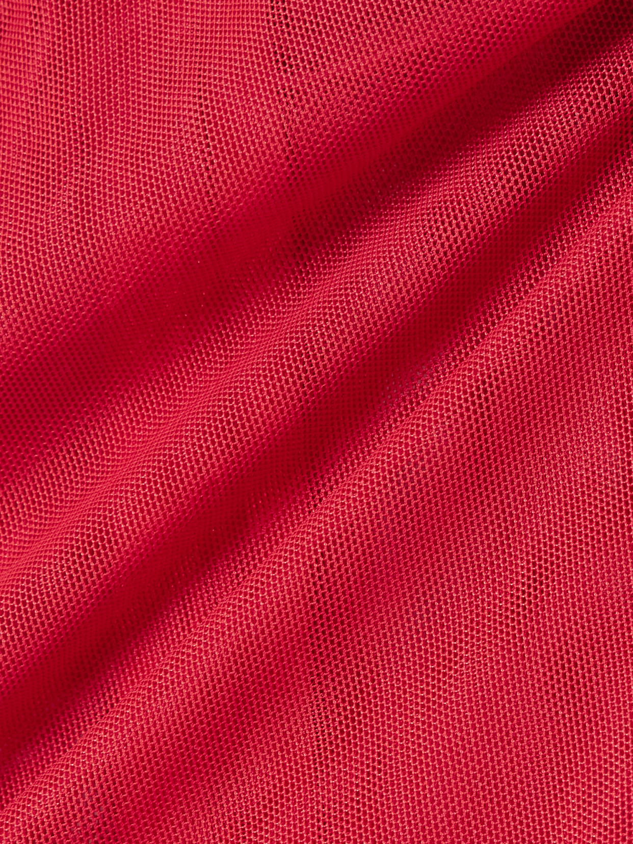 Zimmermann Rebellion Mesh Corset Bodysuit In Red