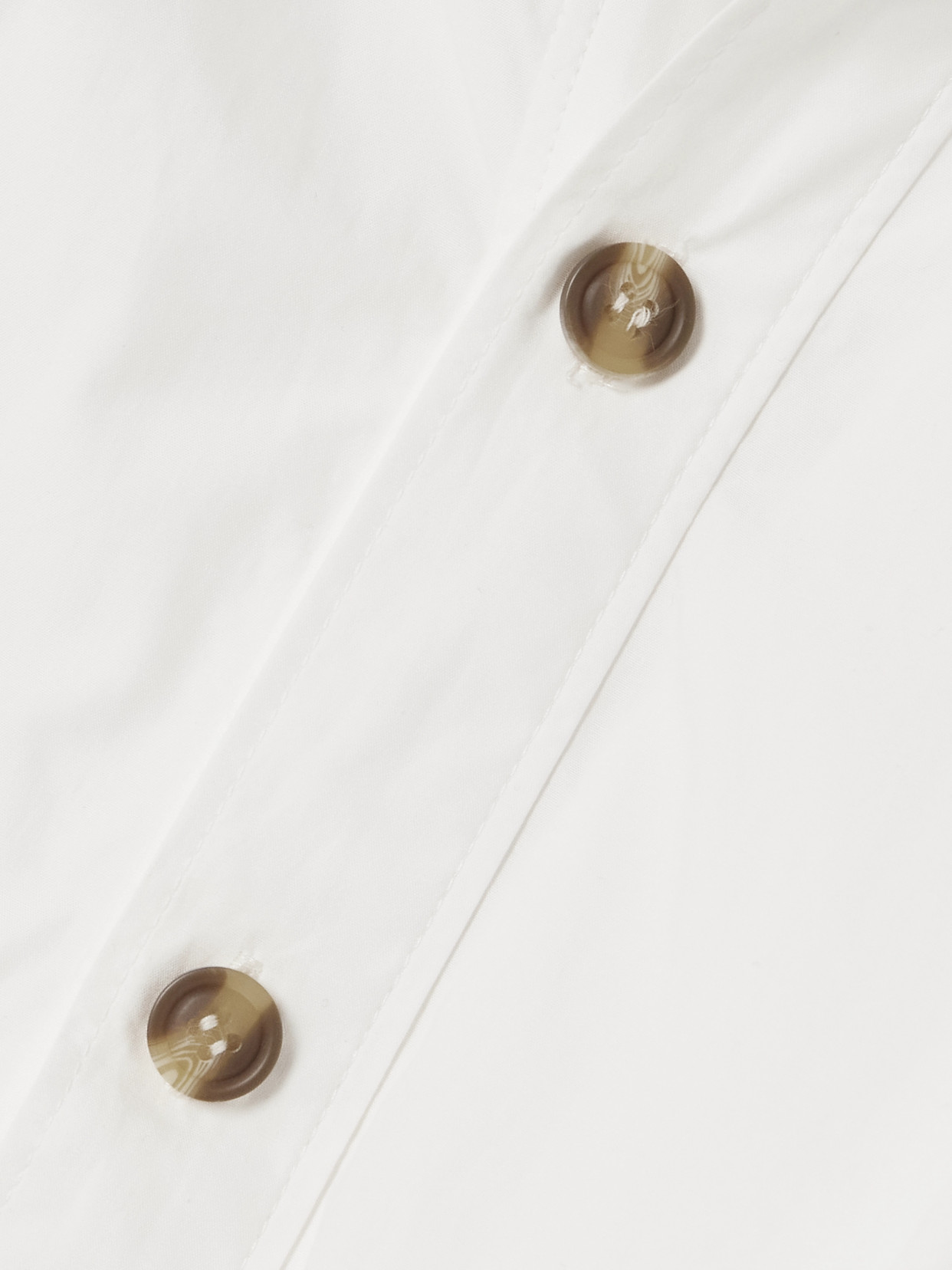 Zimmermann Rebellion Cotton-poplin Mini Wrap Dress In White