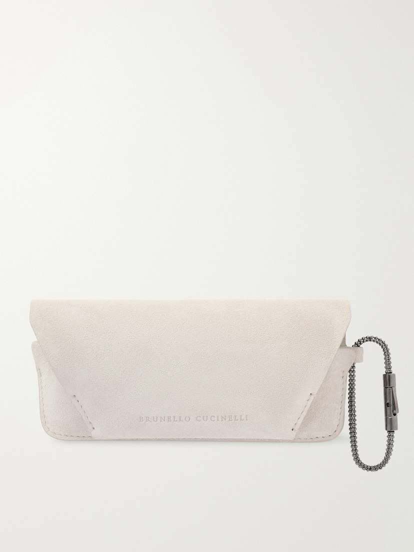 Brunello Cucinelli — Suede glasses case