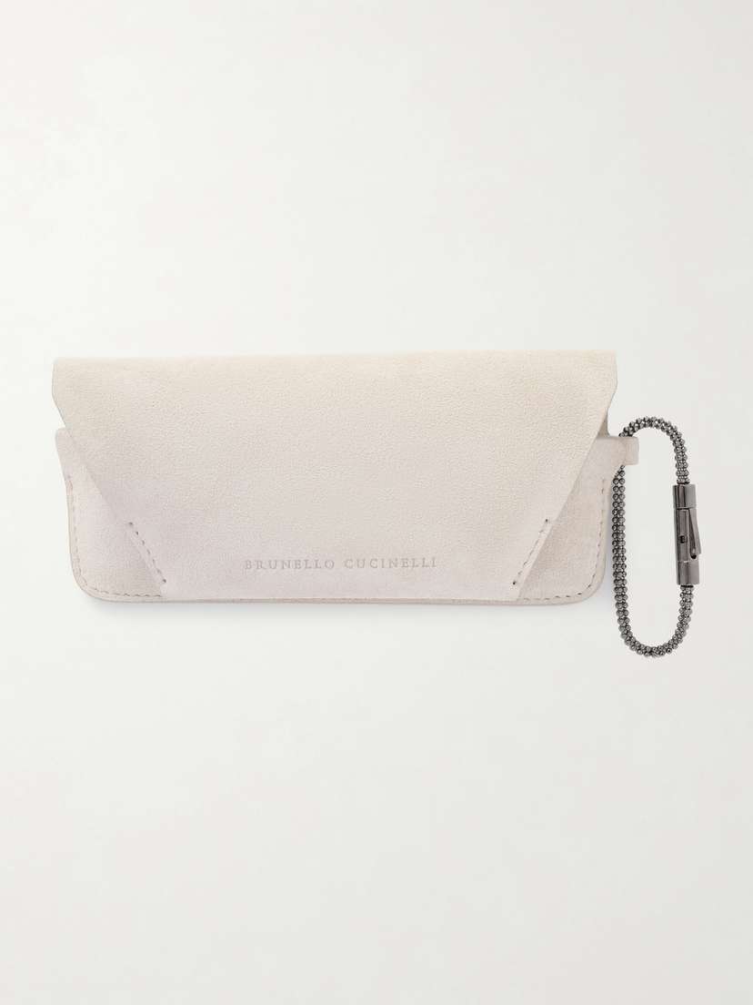 Brunello Cucinelli Suede Glasses Case