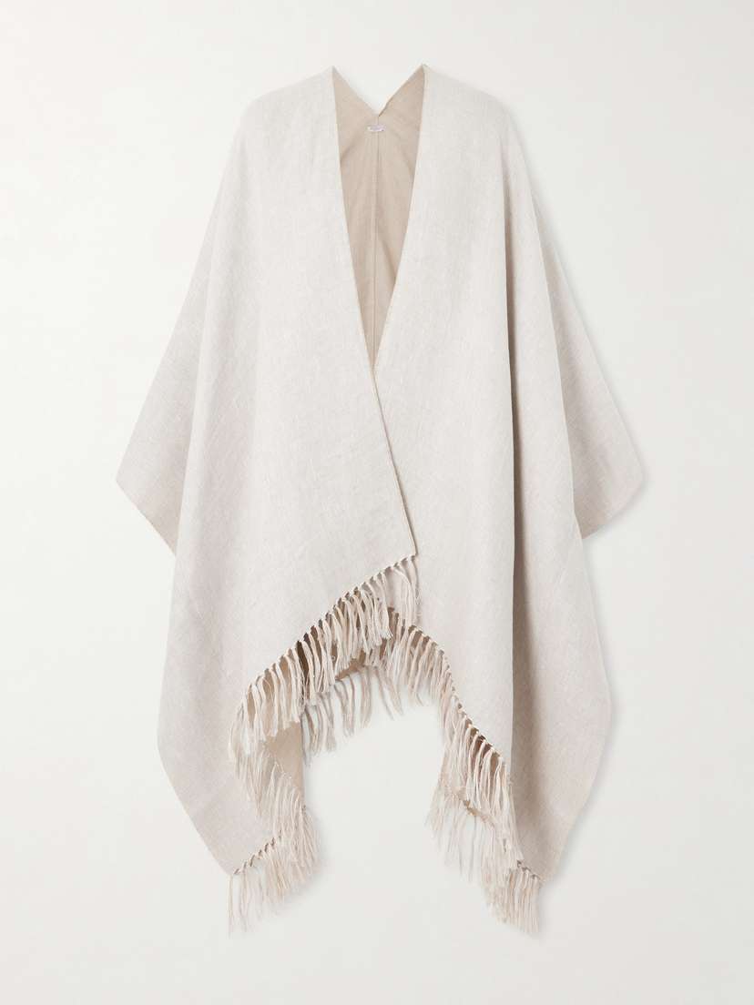 Brunello Cucinelli Fringed Linen-blend Scarf