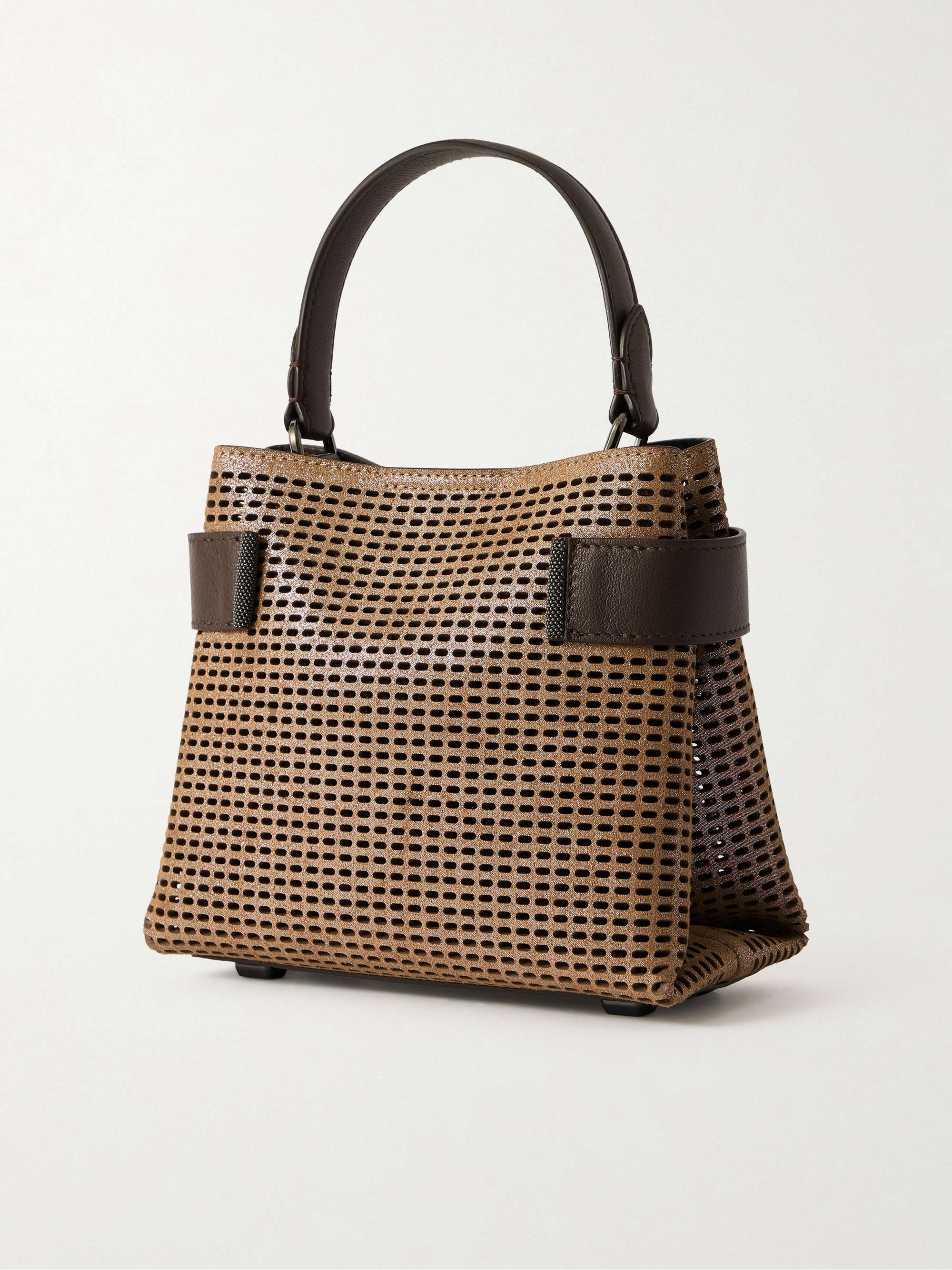 BRUNELLO CUCINELLI Essence small bead-embellished perforated