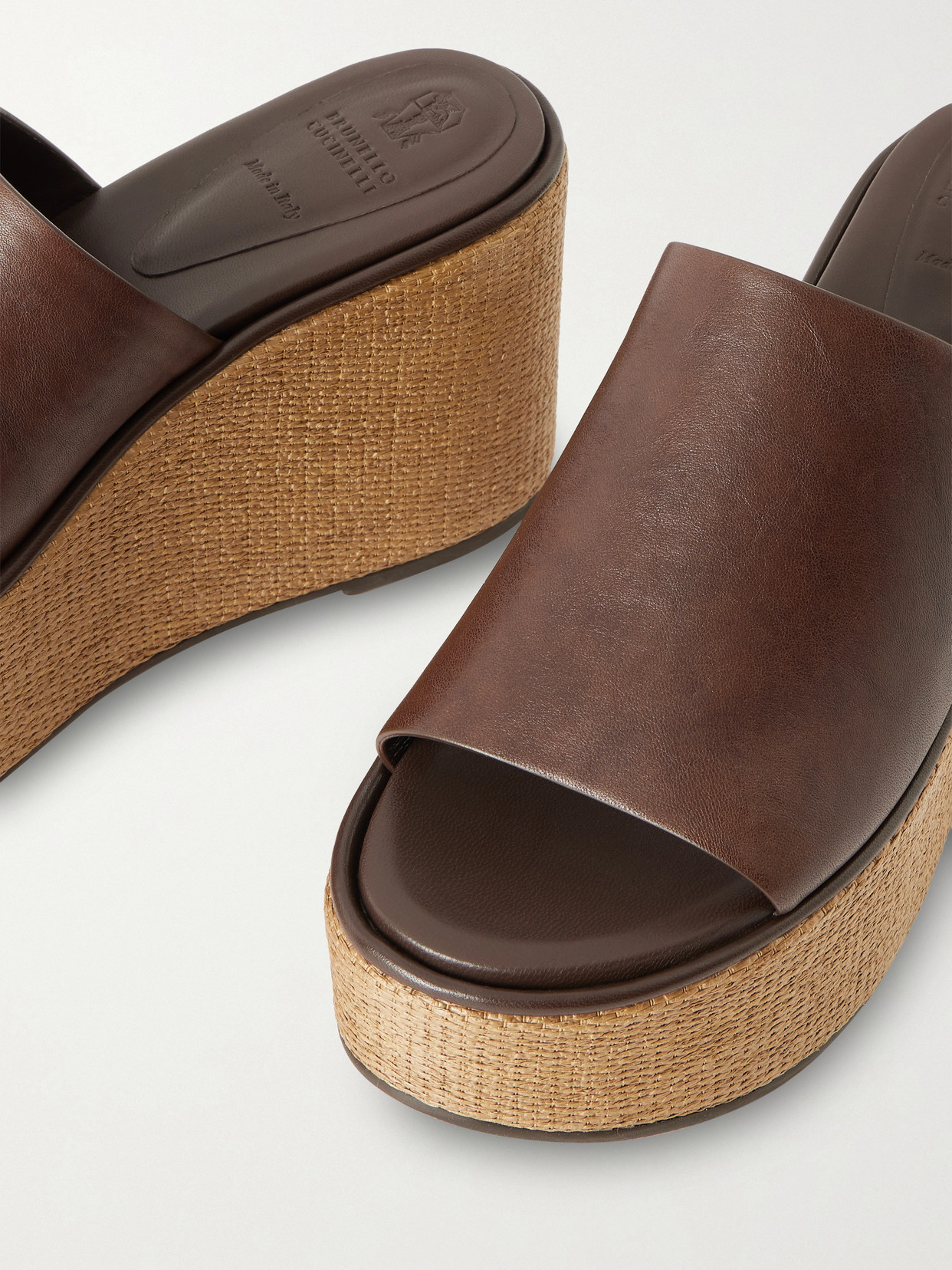 80 Leather Platform Sandals