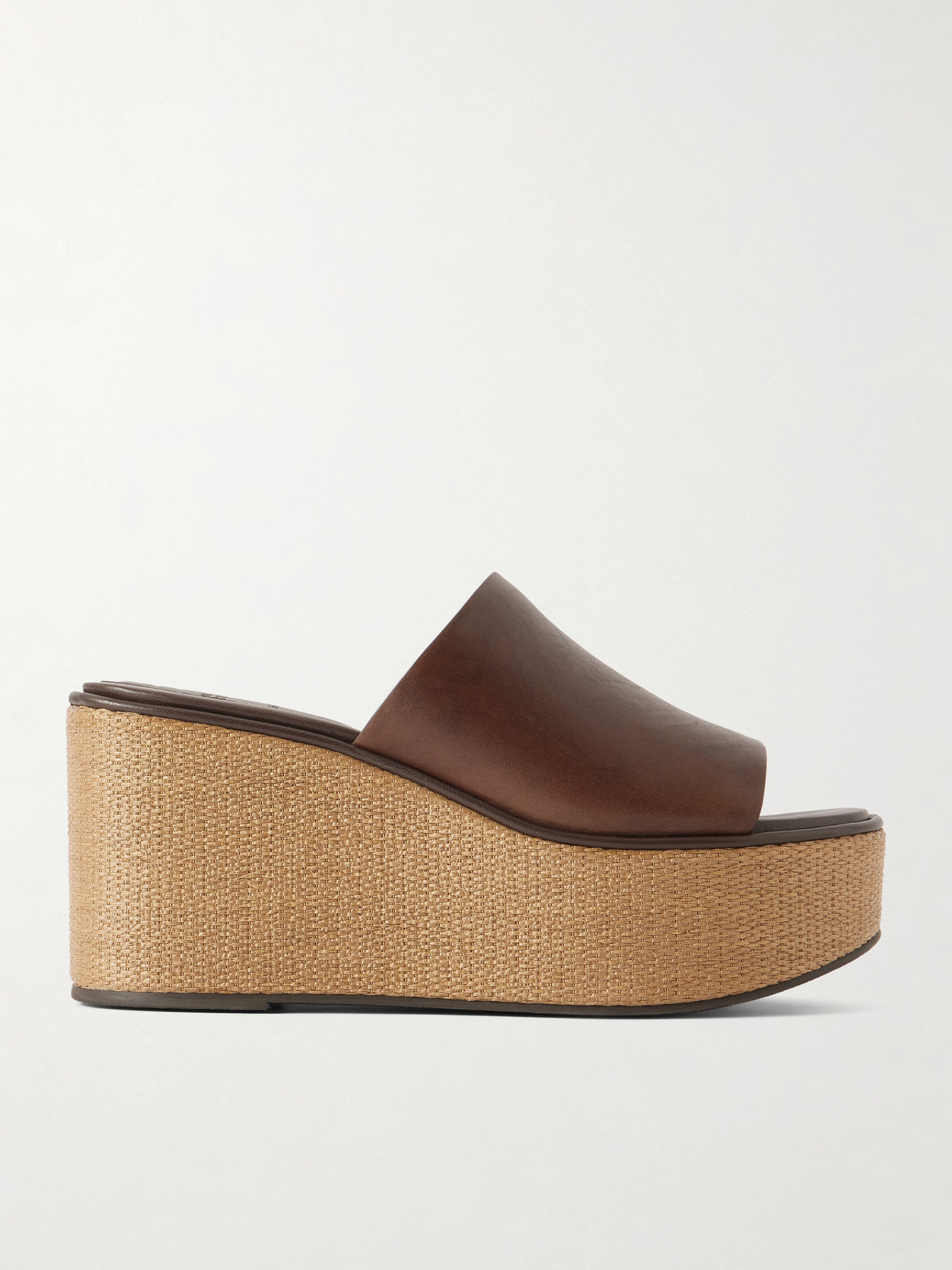 80 Leather Platform Sandals