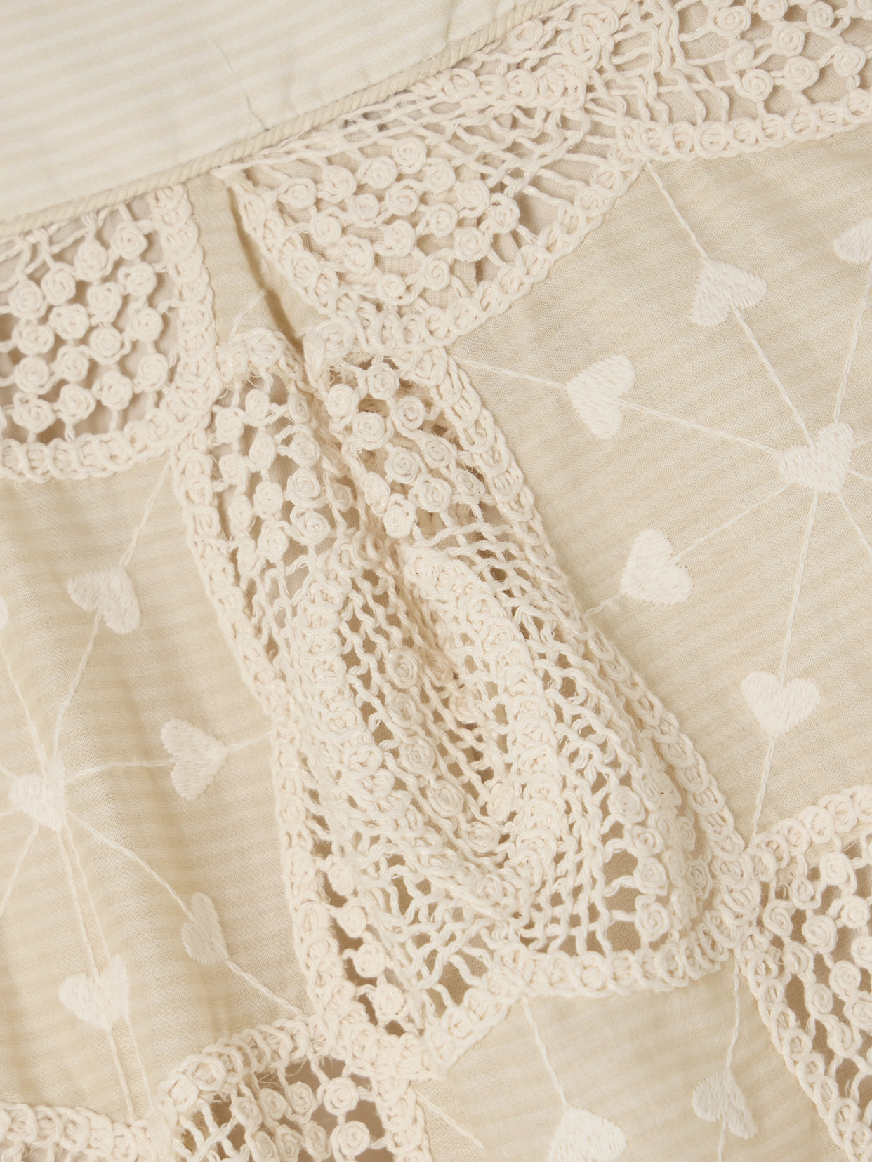 Zimmermann Wanderlust Crocheted Embroidered Cotton-blend Shorts In White