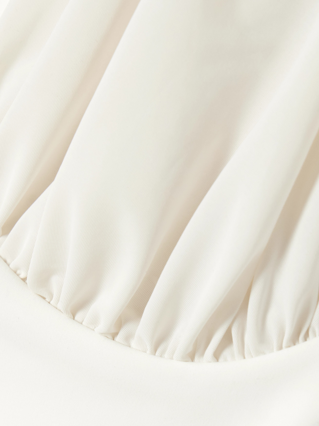 Zimmermann Awaken Gathered Swimsuit In Neutral