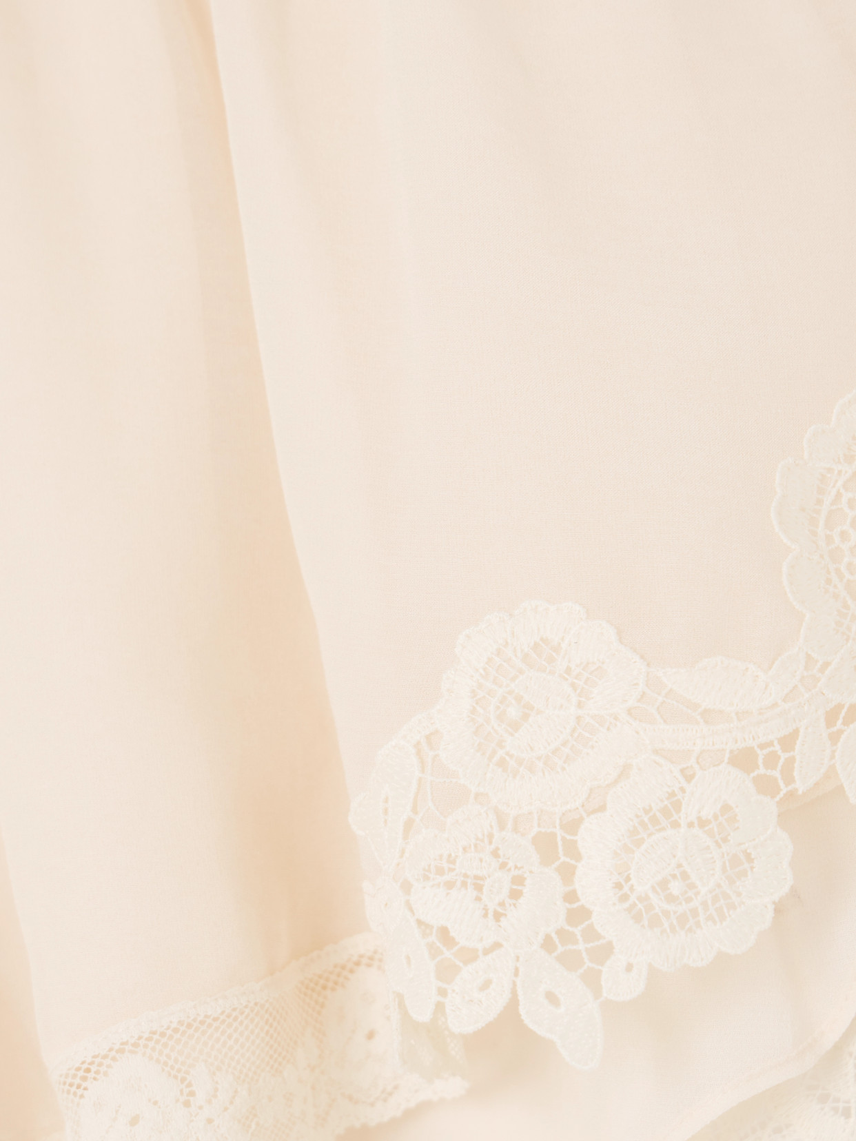 Zimmermann Awaken Lace-trimmed Cotton And Silk-blend Crepe De Chine Shorts In White